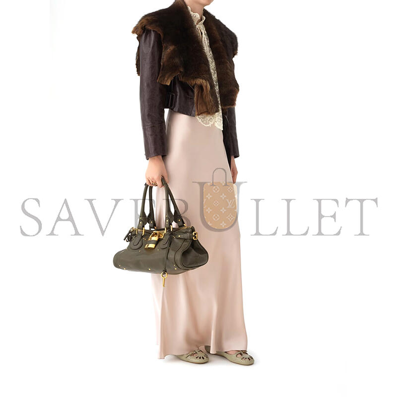 CHLOÉ PADDINGTON BAG IN GRAINED LEATHER CH25WS802P753E5 (36*18*18cm) CHLOÉ PADDINGTON BAG IN GRAINED LEATHER CH25WS802P753E5 (36*18*18cm)